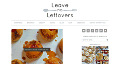 Desktop Screenshot of leavenoleftovers.com